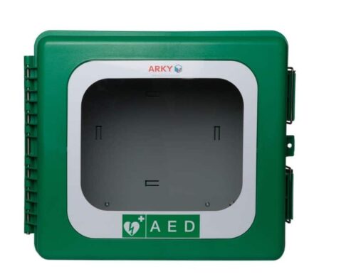 Arky-Outdoor-1.jpg Outdoor-AED-Schrank mit Heizung und Alarm, passend für alle Defibrillatoren