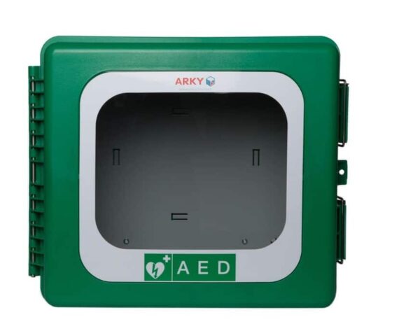 Arky-Outdoor-1.jpg Outdoor-AED-Schrank mit Heizung und Alarm, passend für alle Defibrillatoren
