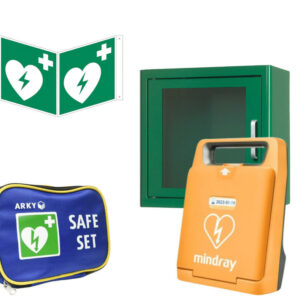 Indoor AED Bundle mit Mindray BeneHeart C1 Online 4G , inkl. Notfalltraining vor Ort