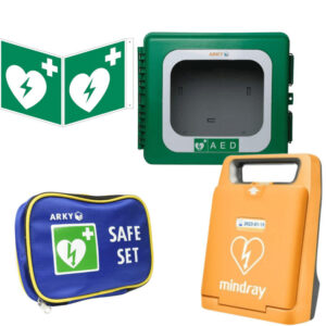 Mindray-Outdoor-Bundle.jpg Outdoor AED Bundle mit Mindray BeneHeart C1A, inkl. Notfalltraining vor Ort