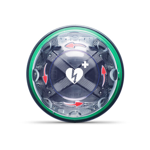 solid-plus-gruen-jpg.jpg Defibrillator Wandkasten Rotaid Solid Plus Heat mit Alarm