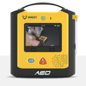 ViVest A3 AED PowerBeat X3, inkl. AED Notfallset und Beschilderung