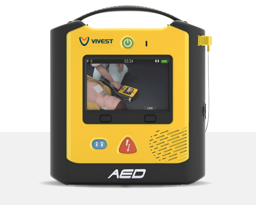 ViVest A3 AED PowerBeat X3 ViVest A3 AED PowerBeat X3, inkl. AED Notfallset und Beschilderung
