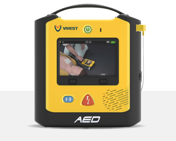 ViVest A3 AED PowerBeat X3, inkl. AED Notfallset und Beschilderung