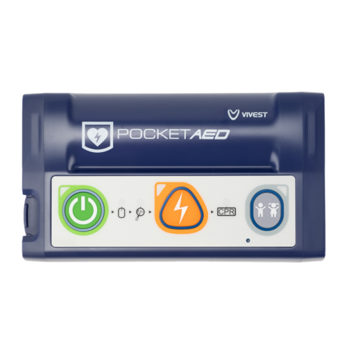 ViVest P3 Pocket AED, inkl. AED Notfallset und Beschilderung