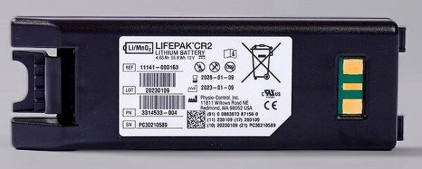 LIFEPAK CR2 Lithium-Mangandioxid-Batterie